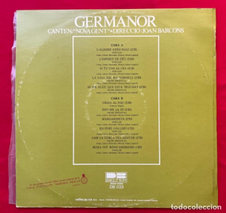 Discos de vinilo: GERMANOR - NOVA GENT - JOAN BARCONS - Foto 7