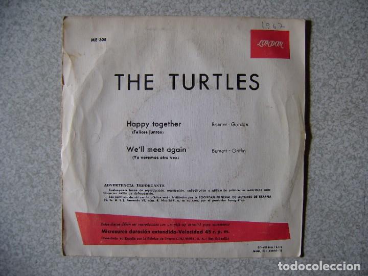 Discos de vinilo: THE TURTLES..HAPPY TOGETHER + 1 - Foto 2