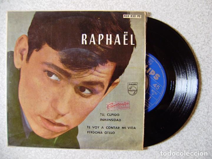 Discos de vinilo: RAPHAEL.TU,CUPIDO + 3...EX - Foto 1