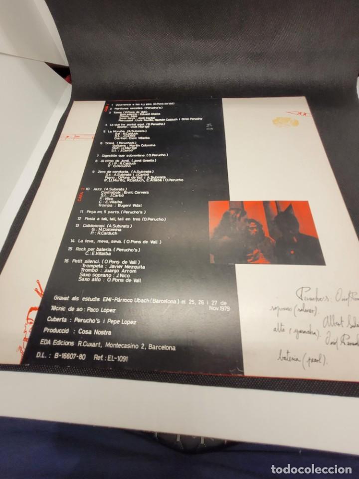 Discos de vinilo: PERUCHOS Free Jazz Experimental CON POSTER PROMOCIONAL - Foto 2