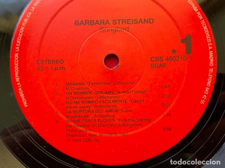 Discos de vinilo: BARBARA STREISAND - SONGBIRD - Foto 5