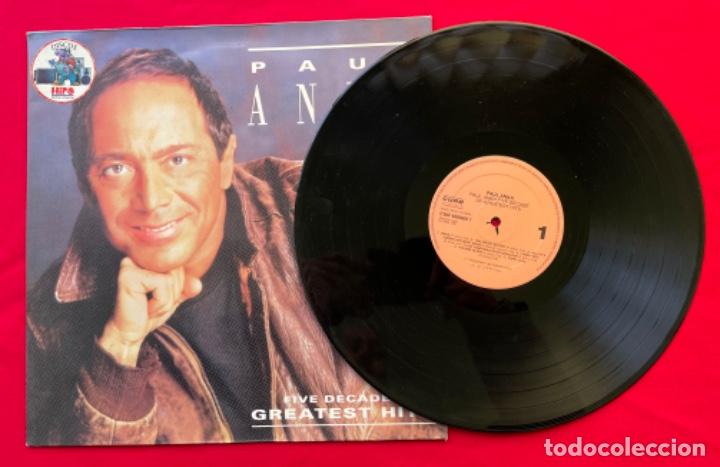 Discos de vinilo: PAUL ANKA - FIVE DECADES - GREATEST HITS - Foto 7
