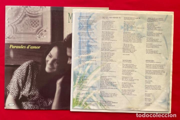 Discos de vinilo: MONCHO - PARAULES D&rsquo;AMOR - Foto 4
