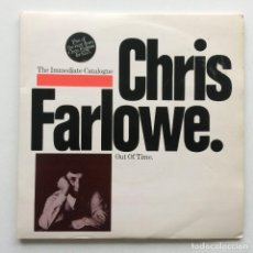 Discos de vinilo: CHRIS FARLOWE ‎– OUT OF TIME , 2 SINGLES UK 1980 VIRGIN. Lote 324514758