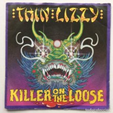 Discos de vinilo: THIN LIZZY ‎– KILLER ON THE LOOSE / DON'T PLAY AROUND , UK 1980 VERTIGO