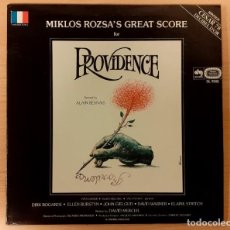 Discos de vinilo: PROVIDENCE MIKLOS ROZSA DRG RECORDS 1980 COMO NUEVO!!. Lote 324551563