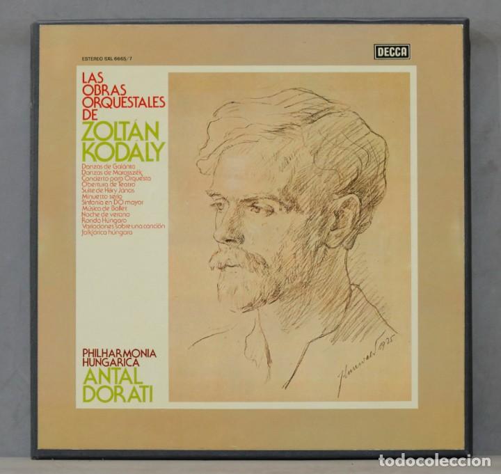 Dischi in vinile: CAJA LP. LAS OBRAS ORQUESTALES DE ZOLTAN KODALY