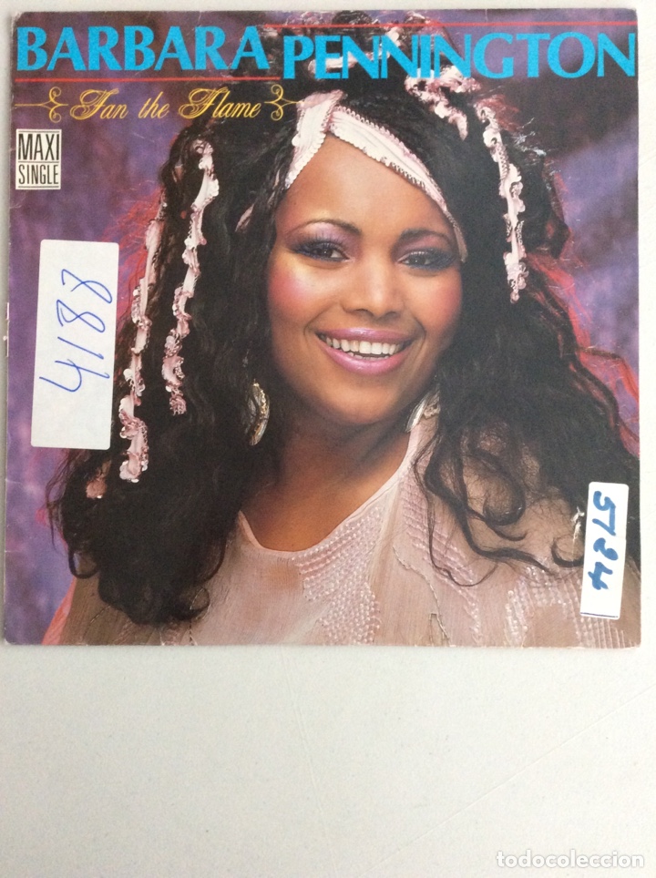 Discos de vinilo: Barbara Pennington. Fan the flame. - Foto 1