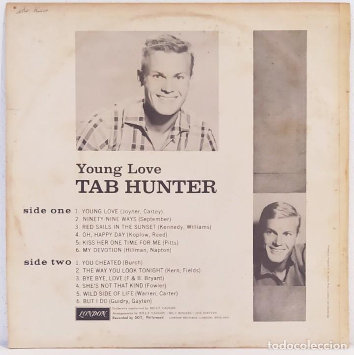 Discos de vinilo: LP TAB HUNTER - YOUNG LOVE - PROMO - Foto 2