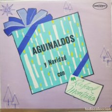 Discos de vinilo: RARO DISCO LP AGUINALDOS Y NAVIDAD CON RAFAEL MONTAÑO - VELVET - CARACAS VENEZUELA. Lote 324867833