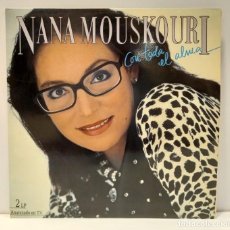 Discos de vinilo: NANA MOUSKOURI - CON TODA EL ALMA. DOS VINILOS 12'' (2XLP, ALBUM). CCM2