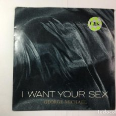 Discos de vinilo: GEORGE MICHAEL - I WANT YOUR SEX / IDEM. Lote 324868673