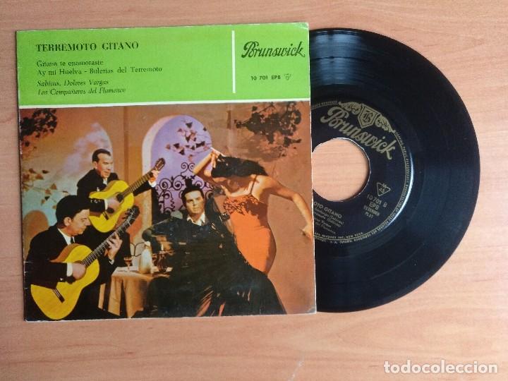 Discos de vinilo: SABICAS DOLORES VARGAS EP TERREMOTO GITANO - Foto 1