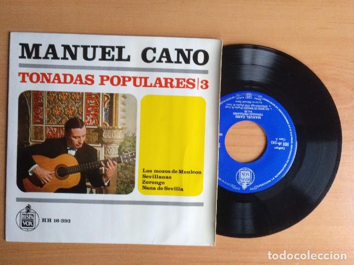 Discos de vinilo: MANUEL CANO TONADAS POPULARES 3 EP - Foto 1