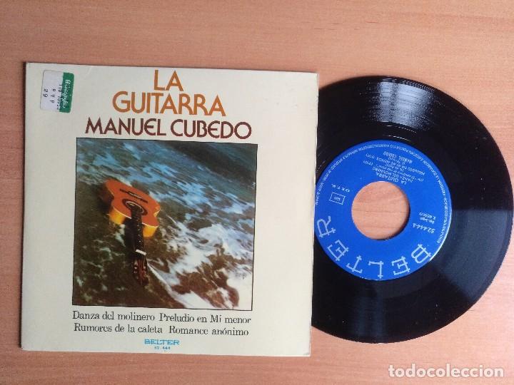 Discos de vinilo: MANUEL CUBEDO LA GUITARRA EP - Foto 1