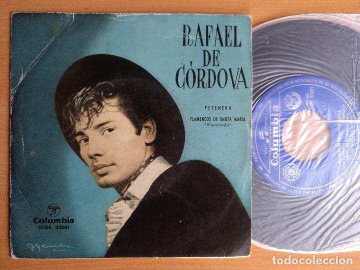 Discos de vinilo: RAFAEL DE CORDOVA PETENERA EP - Foto 1