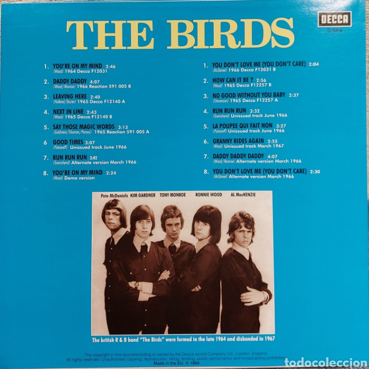Discos de vinilo: THE BIRDS - Album Decca - Foto 2