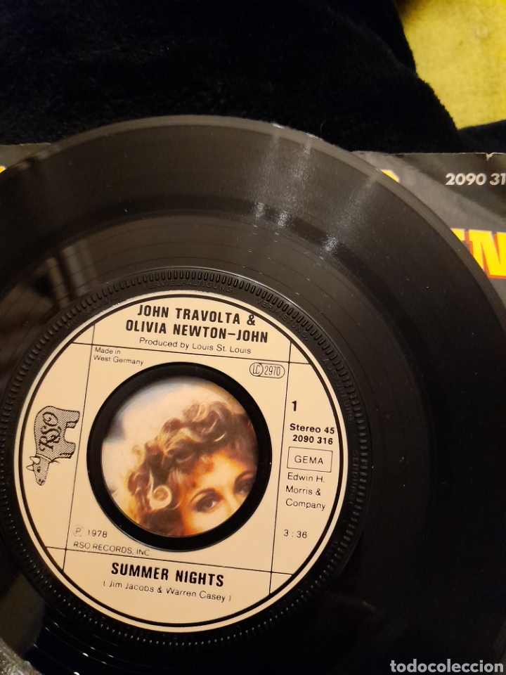 Discos de vinilo: Vinilo, John Travolta y Olivia Newton John - Foto 3