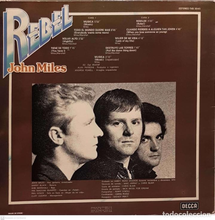Discos de vinilo: John Miles &lrm;&ndash; Rebel - Foto 2