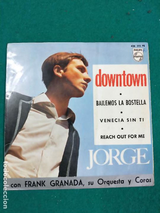 Discos de vinilo: JORGE - DOWNTOWN + 3 - EP PHILIPS 1965 - Foto 1