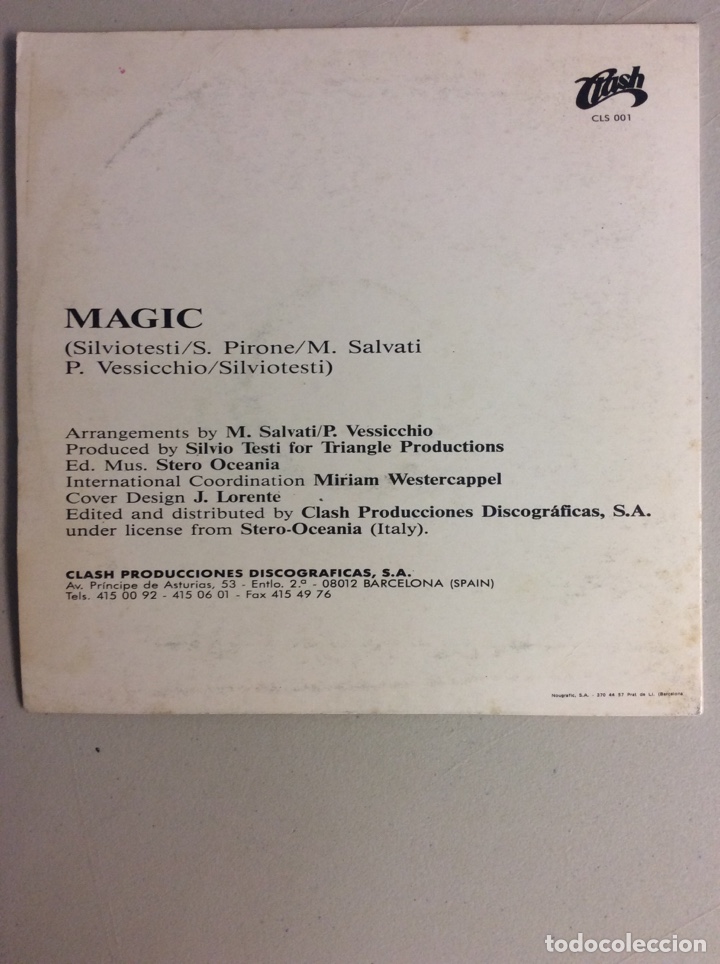 Discos de vinilo: Lorella Cuccarini. Magic. - Foto 2