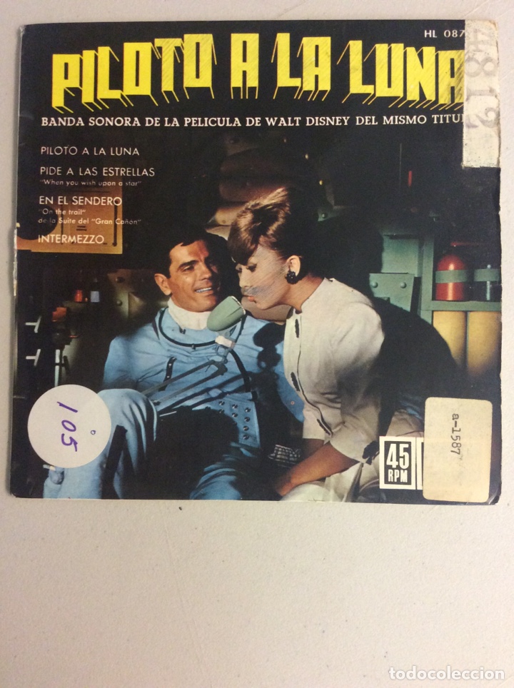 Discos de vinilo: Piloto a la Luna. BSO. - Foto 1