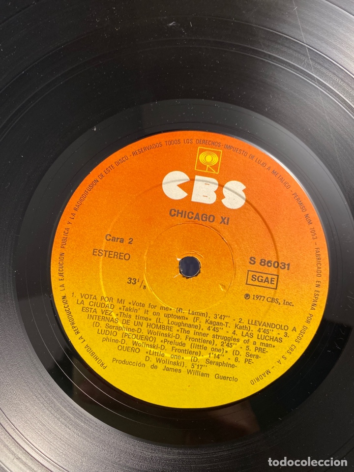 Discos de vinilo: Chicago xi lp vinilo 1977 - Foto 4