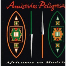 Discos de vinilo: AMISTADES PELIGROSAS - AFRICANOS EN MADRID - LP 1992 - SOLO PORTADA, SIN VINILO