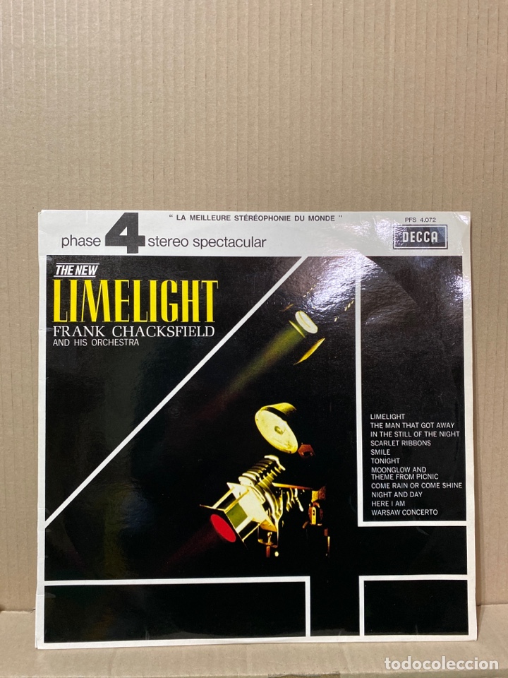 Discos de vinilo: LP LIMELIGHT, FRANK CHACKSFIELD AND HIS ORCHESTRA. - Foto 1