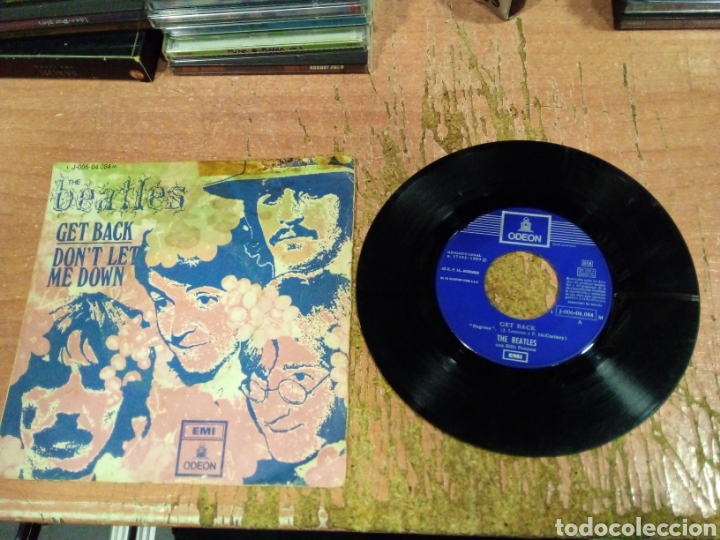 Discos de vinilo: THE BEATLES - GET BACK - SINGLE - SPAIN - EMI - REF 1J-006-04.084 - L - Foto 1