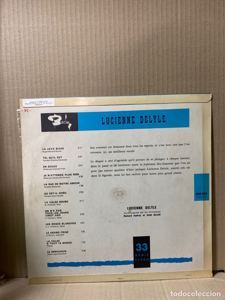 Discos de vinilo: LP LUCIENNE DELYLE - Foto 2