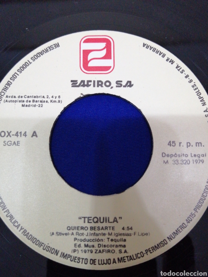 Discos de vinilo: TEQUILA! QUIERO BESARTE - Foto 5