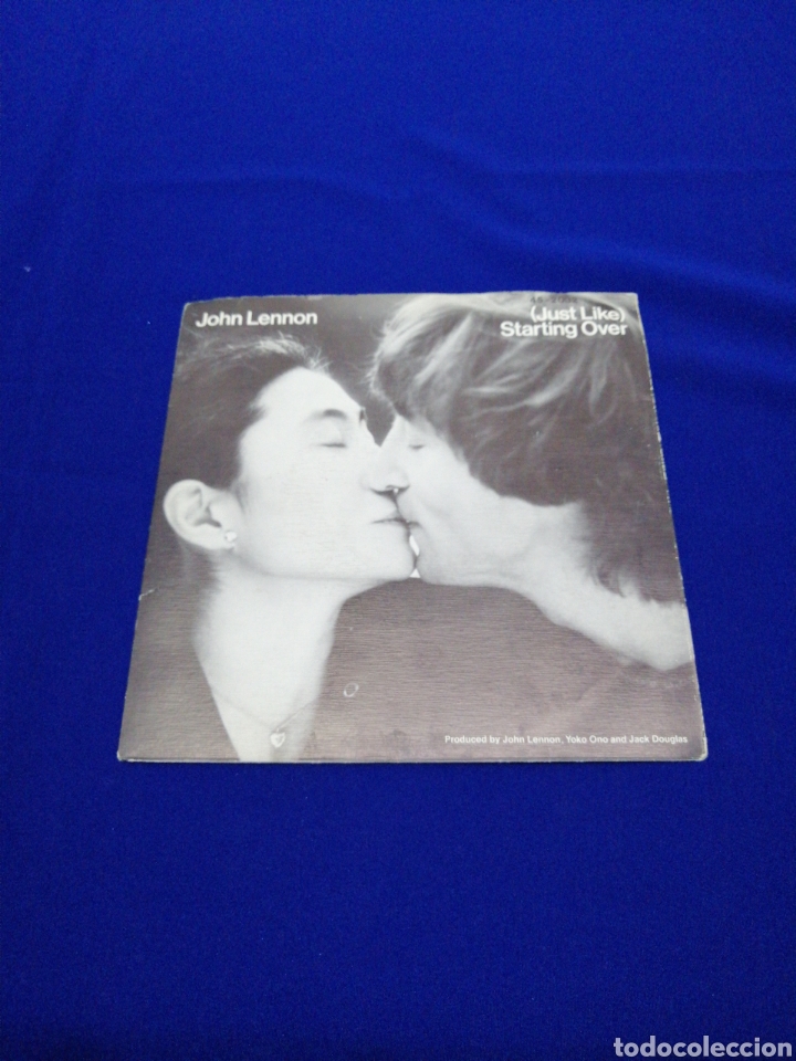 Discos de vinilo: JOHN LENNON (JUSST LIKE) STARTING OVER - Foto 1