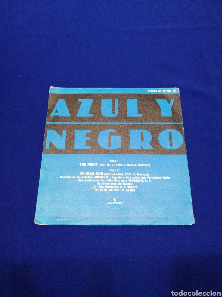 Discos de vinilo: AZUL Y NEGRO (LA NOCHE) - Foto 2