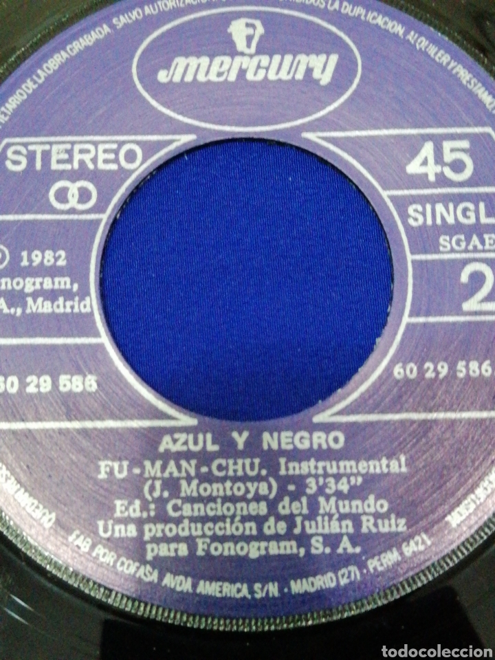 Discos de vinilo: AZUL Y NEGRO (LA NOCHE) - Foto 4