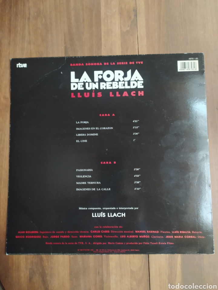 Discos de vinilo: LP BSO Llu&iacute;s Llach - Foto 3