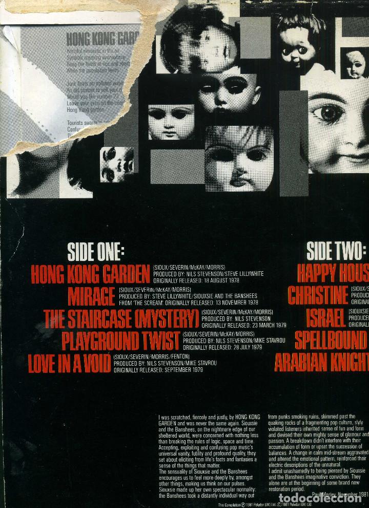Discos de vinilo: SIOUXSIE AND THE BANSHEES - ONCE UPON A TIME - Foto 3