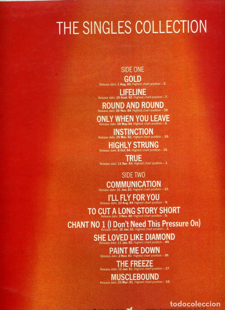 Discos de vinilo: SPANDAU BALLET - THE SINGLES COLLECTION - Foto 3