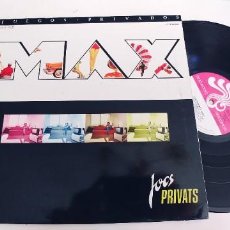 Discos de vinilo: MAX-LP JUEGOS PRIVADOS-GATEFOLD. Lote 325257453