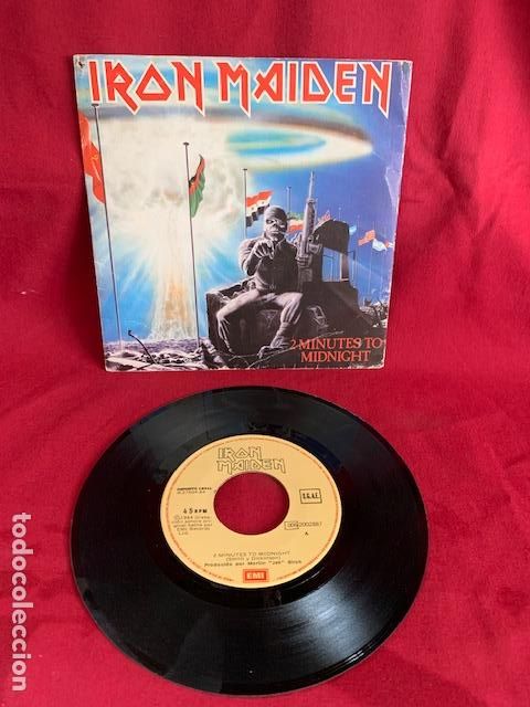 Discos de vinilo: IRON MAIDEN - 2 MINUTES TO MIDNIGHT - Foto 2