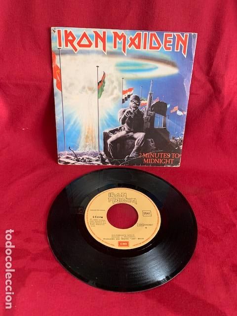 Discos de vinilo: IRON MAIDEN - 2 MINUTES TO MIDNIGHT - Foto 3