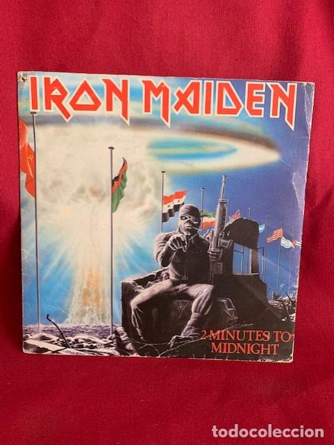 Discos de vinilo: IRON MAIDEN - 2 MINUTES TO MIDNIGHT - Foto 1