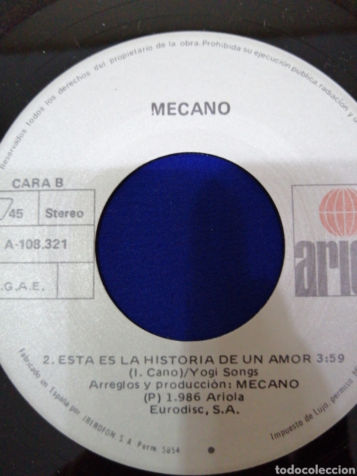 Discos de vinilo: MECANO (AY QUE PESADO) - Foto 4