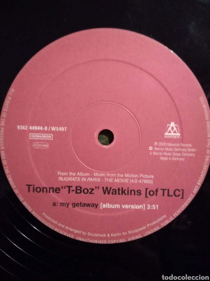 Discos de vinilo: T-BOZ - MY GATEWAY - ALM.00 - Foto 2