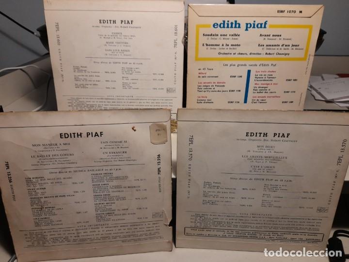Discos de vinilo: LOTE 4 EP&acute;S DE EDITH PIAF ( 14 CANCIONES) - Foto 2