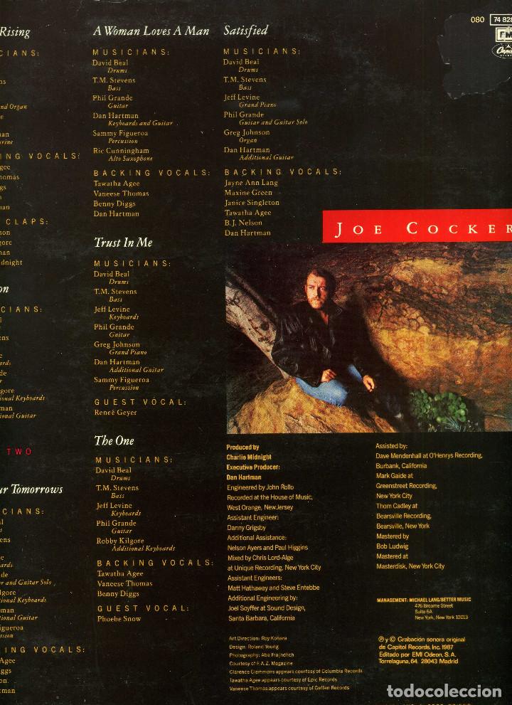 Discos de vinilo: JOE COCKER - UNCHAIN MY HEART - Foto 3