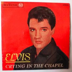 Discos de vinilo: ELVIS PRESLEY- CRYING IN THE CHAPEL- SPAIN EP 1965- VINILO EN BUEN ESTADO.. Lote 325481568
