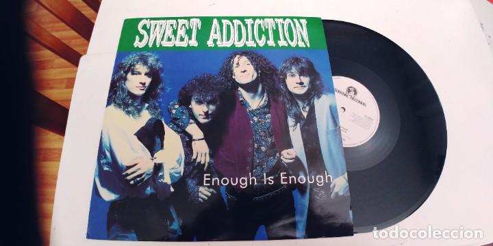 Discos de vinilo: SWEET ADDICTION-MAXI ENOUGH IS ENOUGH - Foto 1