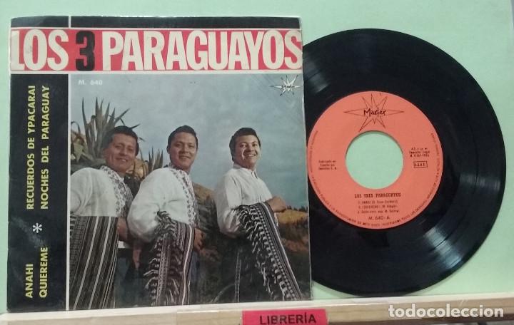 Discos de vinilo: Los 3 paraguayos. Marfer 1966 -- EP - Foto 1
