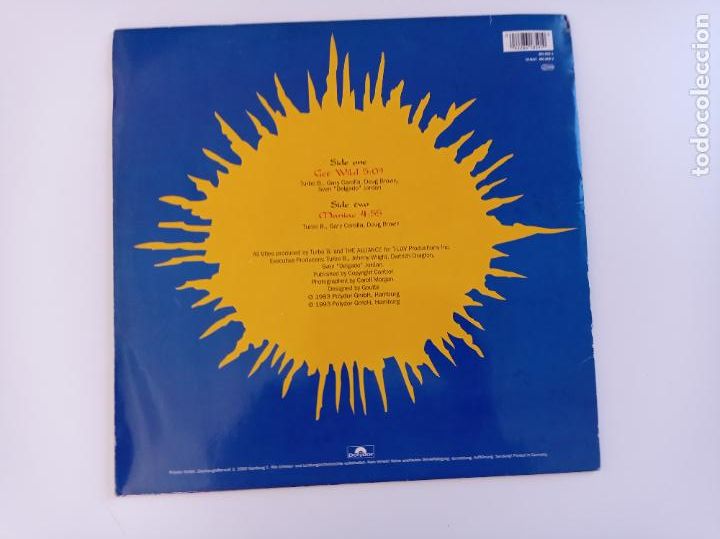 Discos de vinilo: Turbo b - get wild. maxi - Foto 2